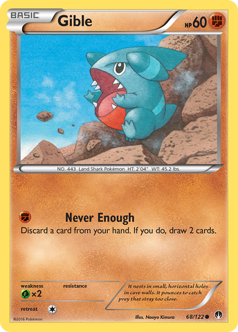 Gible (68/122) [XY: Punto de ruptura] 