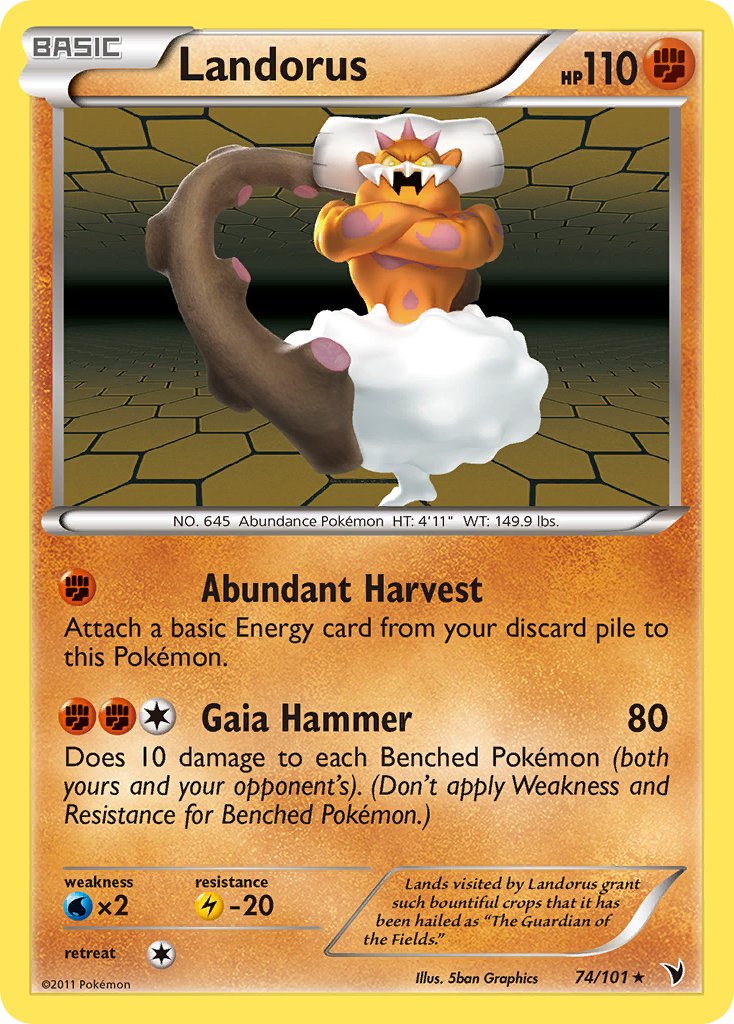 Landorus (74/101) [Blanco y negro: Victorias nobles] 