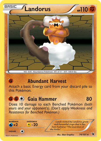 Landorus (74/101) [Blanco y negro: Victorias nobles] 