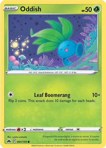 Oddish (001/159) [Espada y escudo: Crown Zenith] 