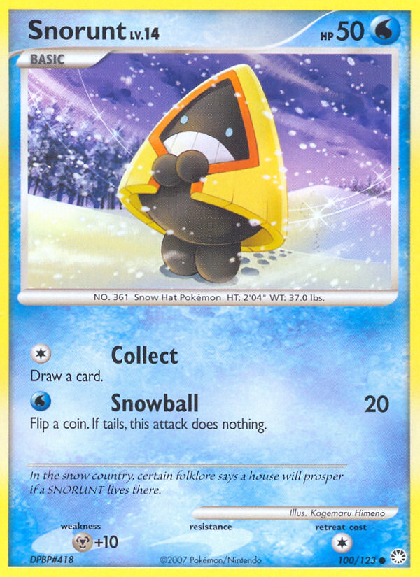 Snorunt (100/123) [Diamante y Perla: Tesoros Misteriosos] 