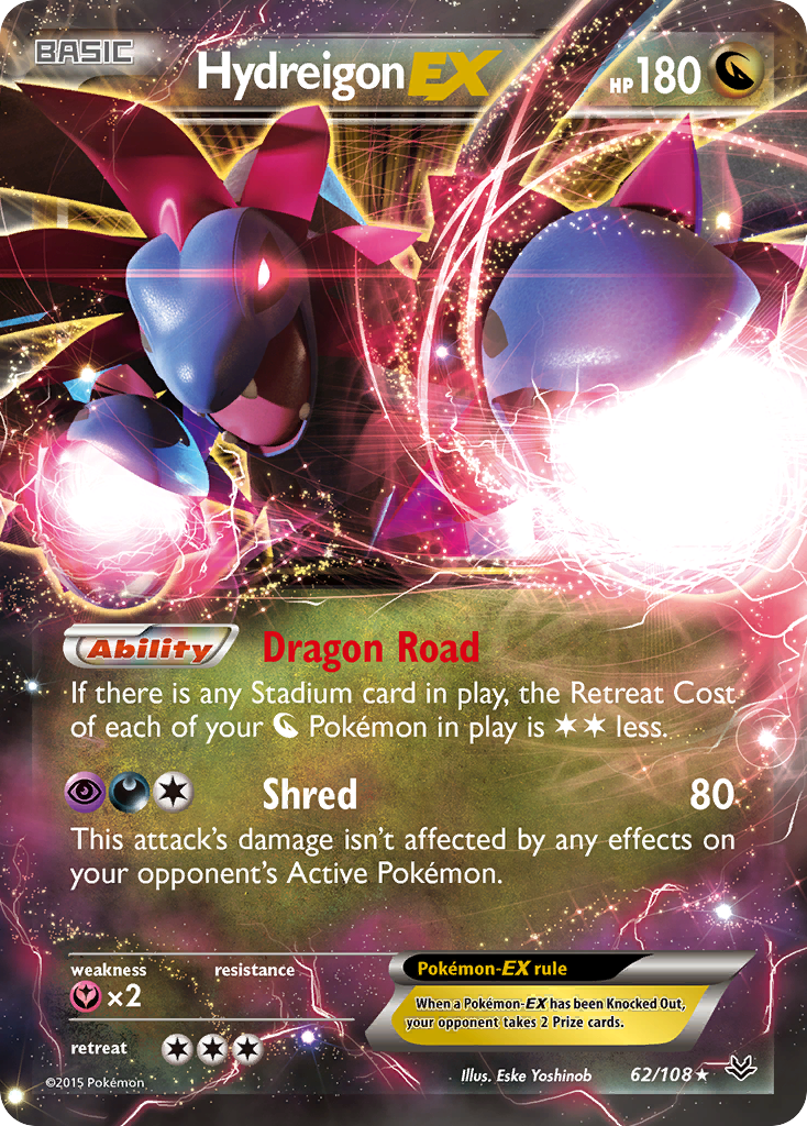 Hydreigon EX (62/108) [XY: Cielos rugientes] 