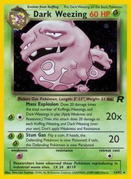Weezing oscuro (14/82) [Team Rocket Unlimited] 