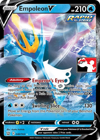 Empoleon V (040/163) [Paquete de premios Serie Uno] 