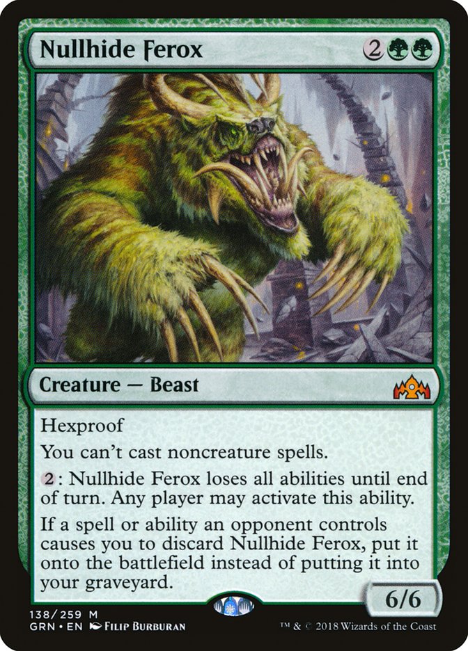Nullhide Ferox [Gremios de Rávnica] 