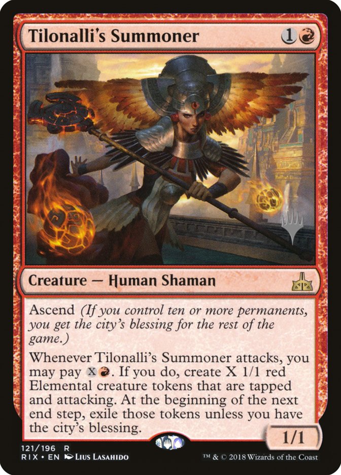 Invocador de Tilonalli (paquete promocional) [Promociones de Rivales de Ixalan] 