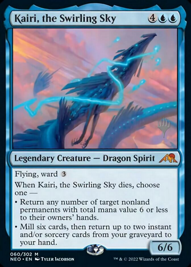 Kairi, the Swirling Sky (Paquete promocional) [Kamigawa: Neon Dynasty Promos] 