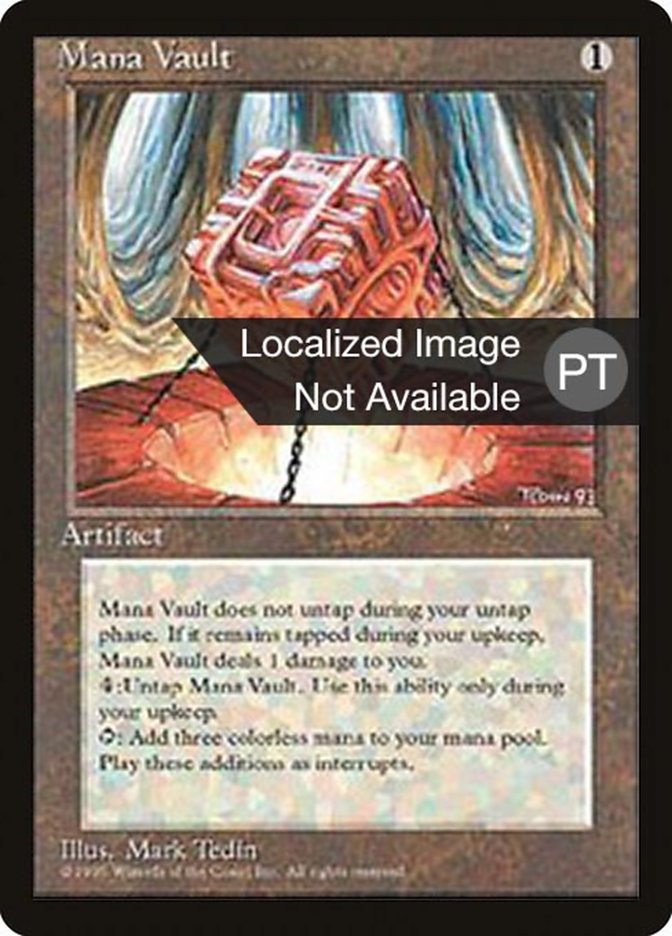 Mana Vault [Cuarta edición (borde negro extranjero)] 