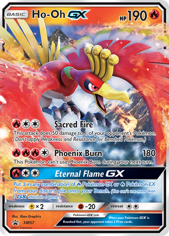 Ho-Oh GX (SM57) [Sol y Luna: Promociones de Black Star] 