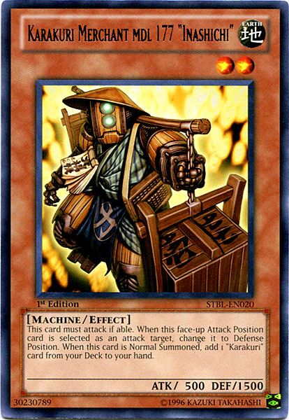 Comerciante Karakuri mdl 177 Inashichi [STBL-EN020] Raro 