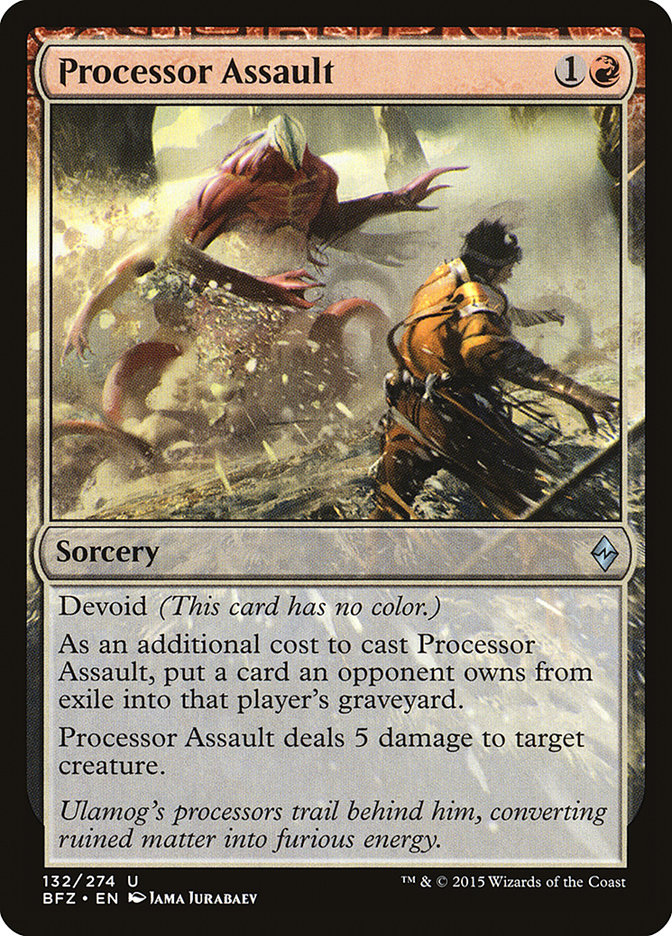 Asalto al procesador [Batalla por Zendikar] 