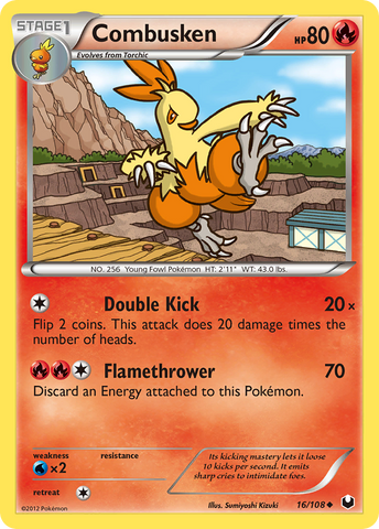 Combusken (16/108) [Blanco y negro: Exploradores oscuros] 