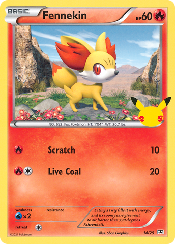 Fennekin (14/25) [25º aniversario de McDonald's] 