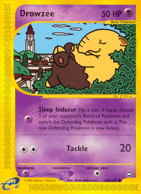 Drowzee (74a/147) [Acuápolis] 