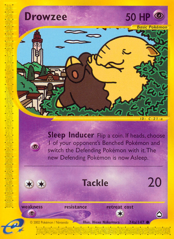 Drowzee (74a/147) [Acuápolis] 