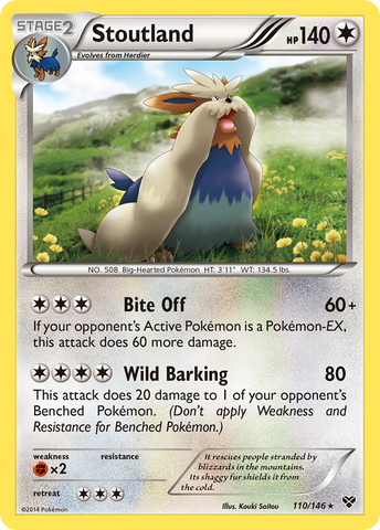 Stoutland (110/146) [XY: Conjunto básico] 