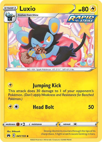 Luxio (041/159) (41) [Espada y escudo: Crown Zenith] 