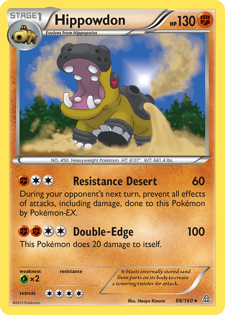 Hippowdon (88/160) [XY: Choque primigenio] 