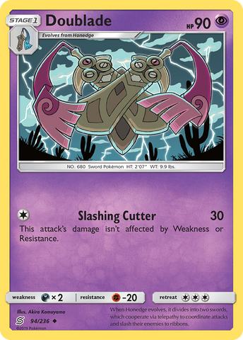 Doublade (94/236) [Sol y Luna: Mentes Unificadas] 