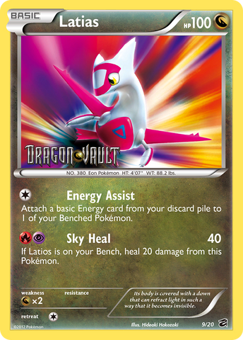 Latias (20/9) [Blanco y negro: Dragon Vault] 