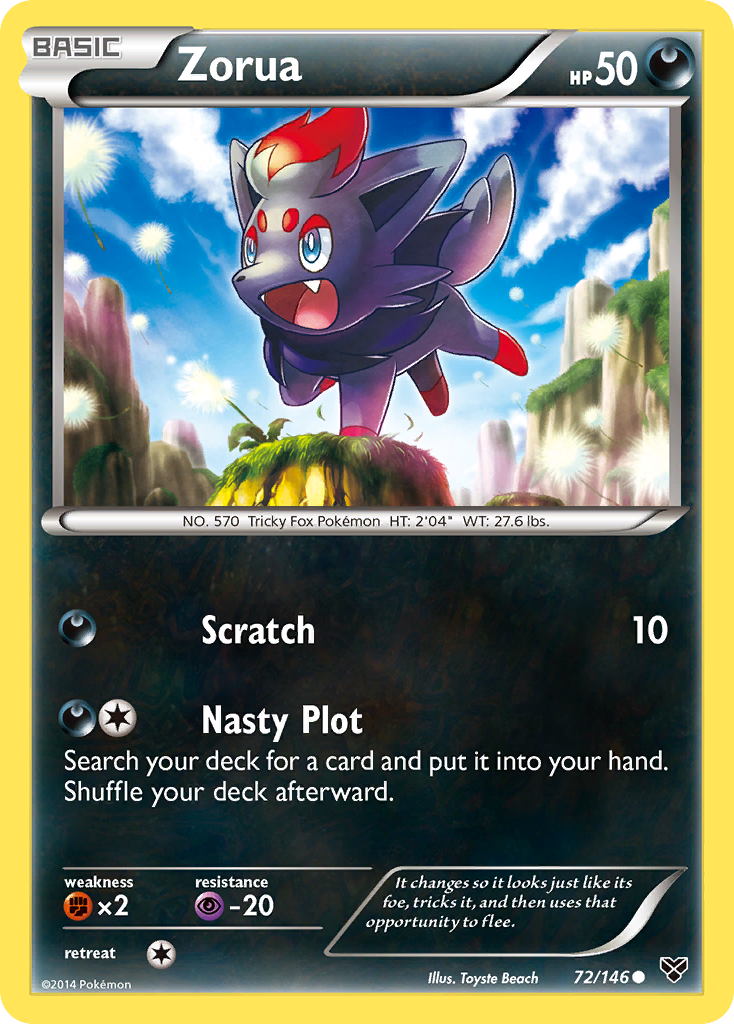 Zorua (72/146) [XY: Conjunto básico] 