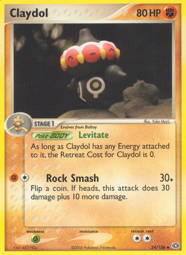 Claydol (24/106) [EX: Esmeralda] 