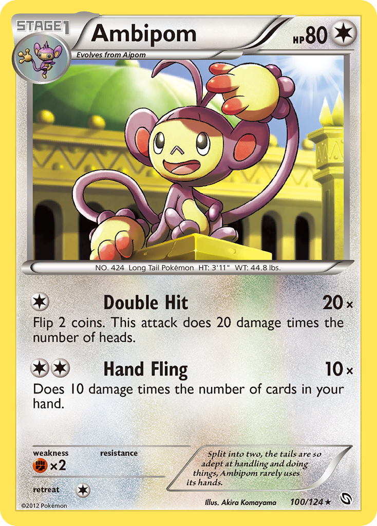 Ambipom (100/124) [Blanco y negro: Dragones exaltados] 