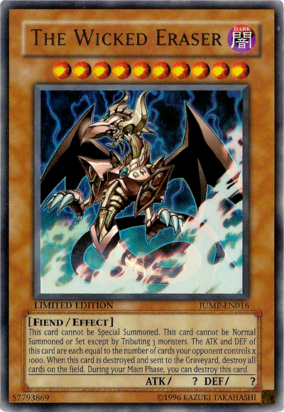 El borrador malvado [JUMP-EN016] Ultra raro 