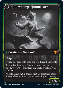 Cuidador de Avabruck // Maestro de caza de Hollowhenge [Innistrad: función doble] 