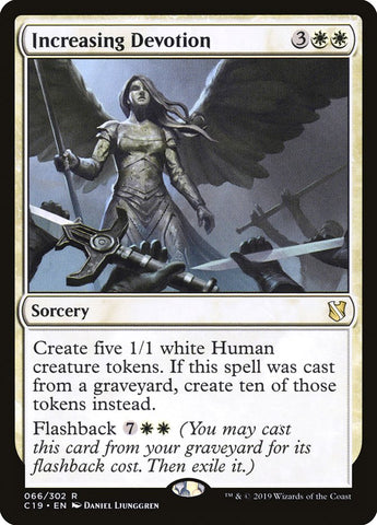 Aumento de la devoción [Commander 2019] 