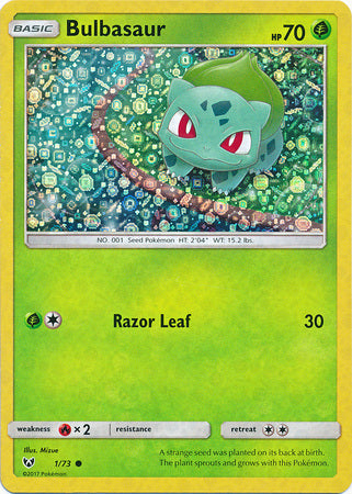 Bulbasaur (1/73) (Promoción de General Mills) [Sol y luna: Leyendas brillantes] 