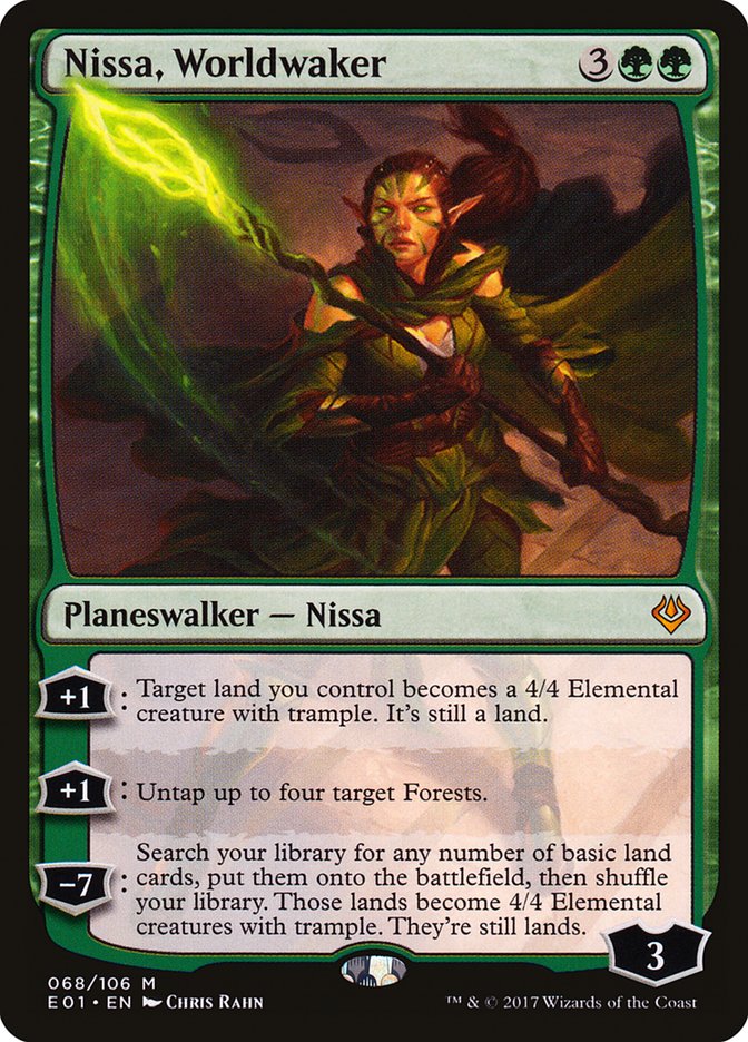 Nissa, Despertadora del Mundo [Archienemigo: Nicol Bolas] 