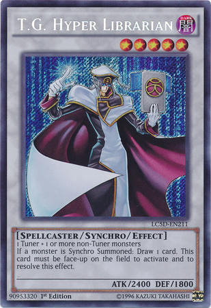 TG Hyper Librarian [LC5D-EN211] Secreto Raro 