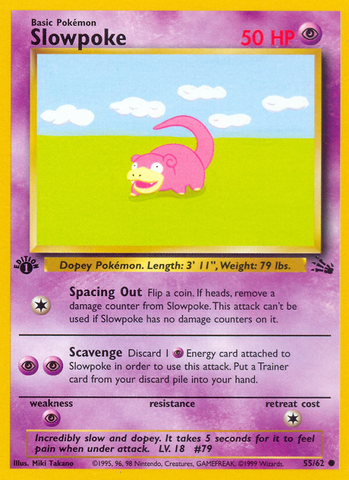 Slowpoke (55/62) [Fossil 1.ª edición] 