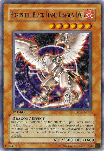 Horus el Dragón de Llama Negra LV6 [SDRL-EN012] Común 