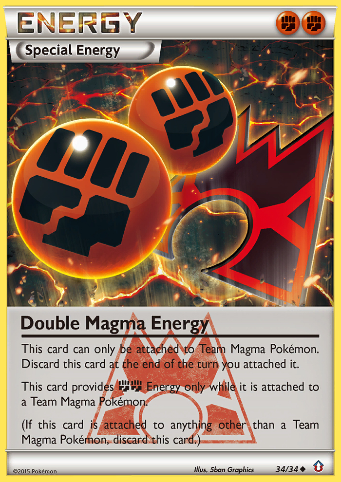 Doble Energía de Magma (34/34) [XY: Doble Crisis] 