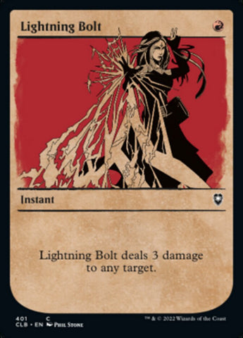 Lightning Bolt (Showcase) [Commander Legends: Batalla por Baldur's Gate] 