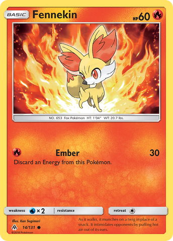 Fennekin (14/131) [Sol y Luna: Luz Prohibida] 