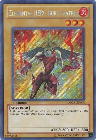HÉROE Elemental Burstinatrix [LCGX-EN004] Secreto Raro 