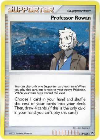 Profesor Rowan (112/130) (Cosmos Holo) [Diamante y perla: conjunto básico] 