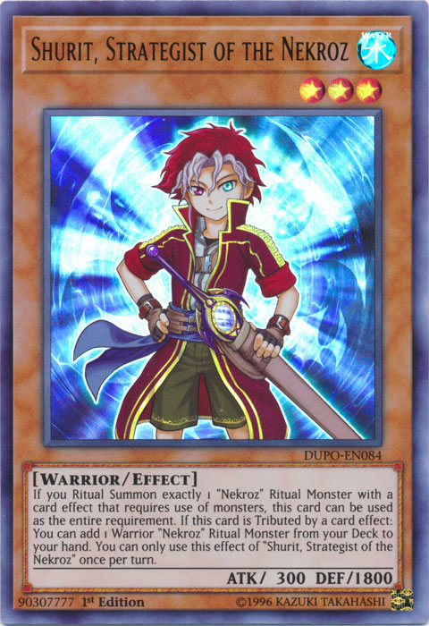 Shurit, Estratega de Nekroz [DUPO-EN084] Ultra Raro 