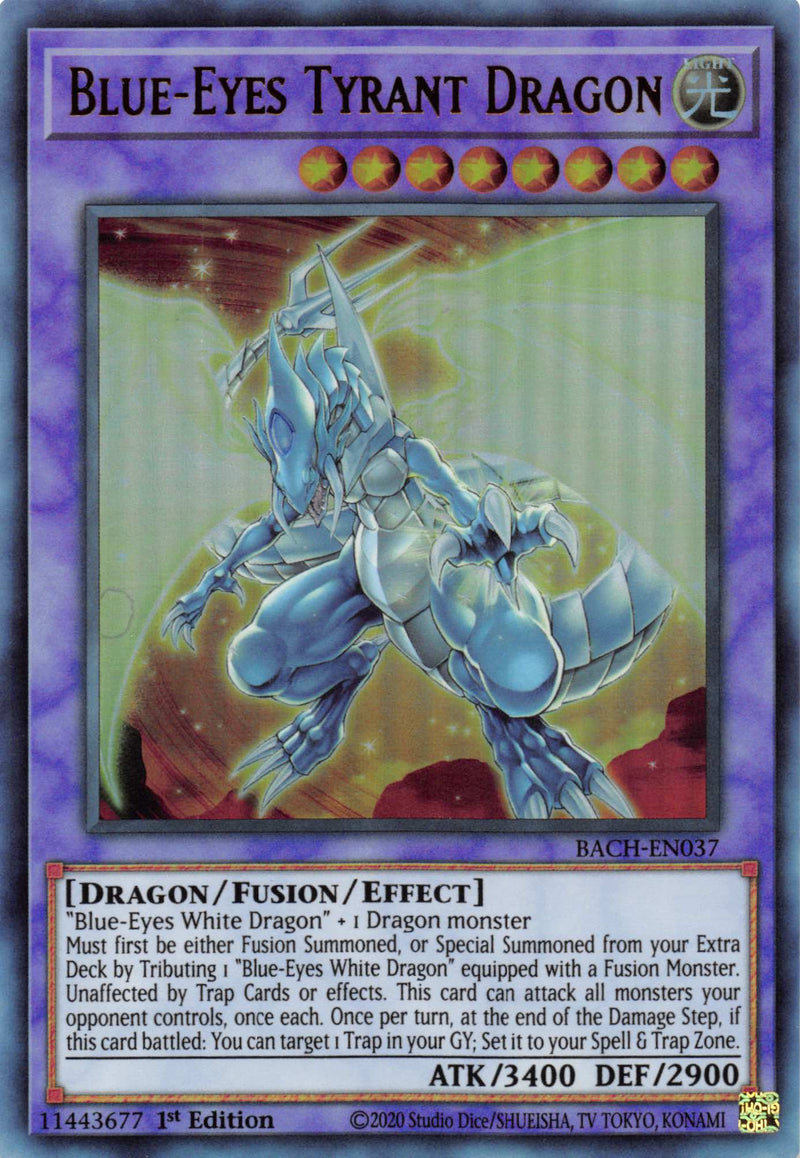 Dragón Tirano de Ojos Azules [BACH-EN037] Ultra Raro 