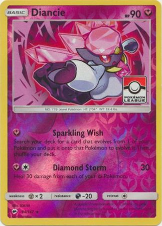 Diancie (94/147) (Promoción de liga) [Sol y luna: Sombras ardientes] 