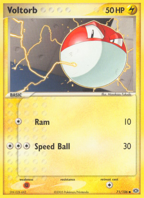Voltorb (71/106) [EX: Esmeralda] 