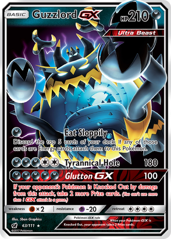 Guzzlord GX (63/111) [Sol y Luna: Invasión Carmesí] 
