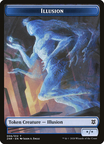 Ficha de ilusión [Fichas del ascenso de Zendikar] 