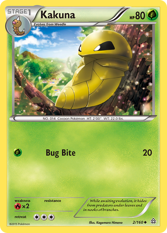 Kakuna (2/160) [XY: Choque primigenio] 