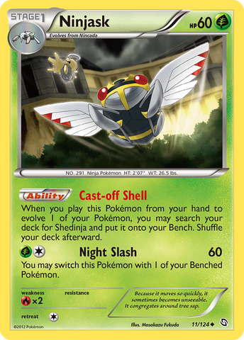 Ninjask (11/124) [Blanco y negro: Dragones exaltados] 