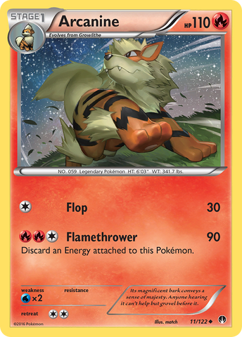 Arcanine (11/122) [XY: Punto de ruptura] 