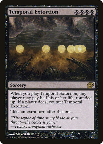 Extorsión temporal [Caos planar] 